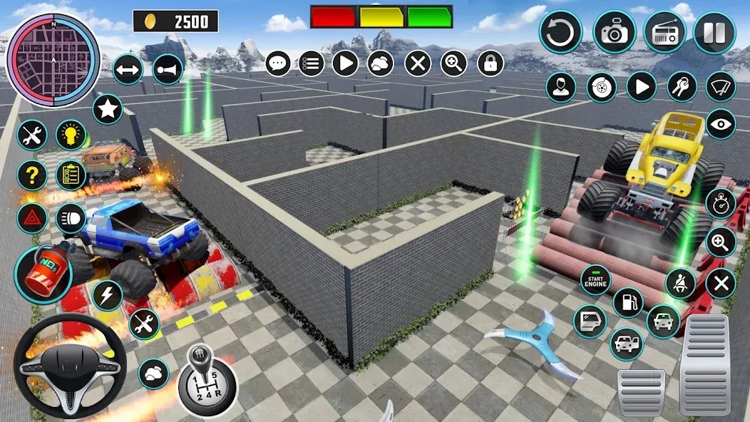 Monster Truck Maze Puzzle Game [МОД: Бесконечные деньги, Монеты и Мега MOD] Screenshot 3