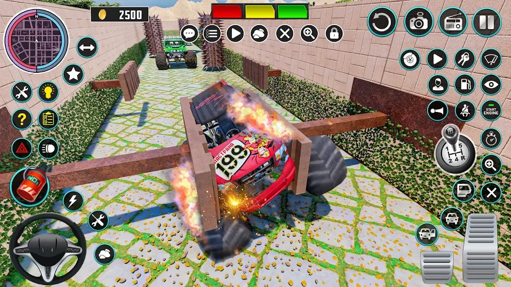 Monster Truck Maze Puzzle Game [МОД: Бесконечные деньги, Монеты и Мега MOD] Screenshot 5