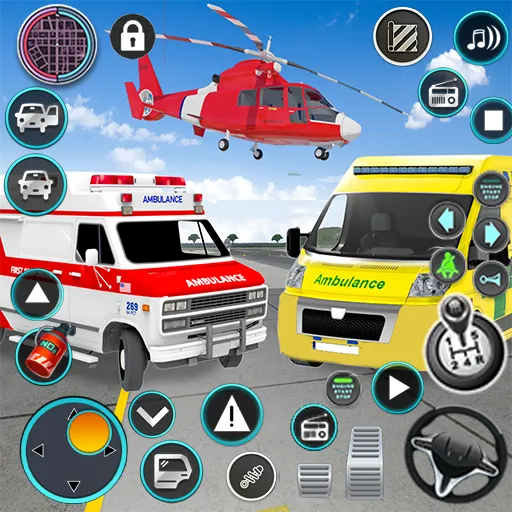 Heli Ambulance Simulator Game [МОД: Деньги, Монеты и Меню MOD] Screenshot 1