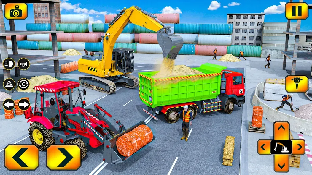 Sand Excavator Simulator Games [МОД: Много монет, Открытые уровни и Мега MOD] Screenshot 3
