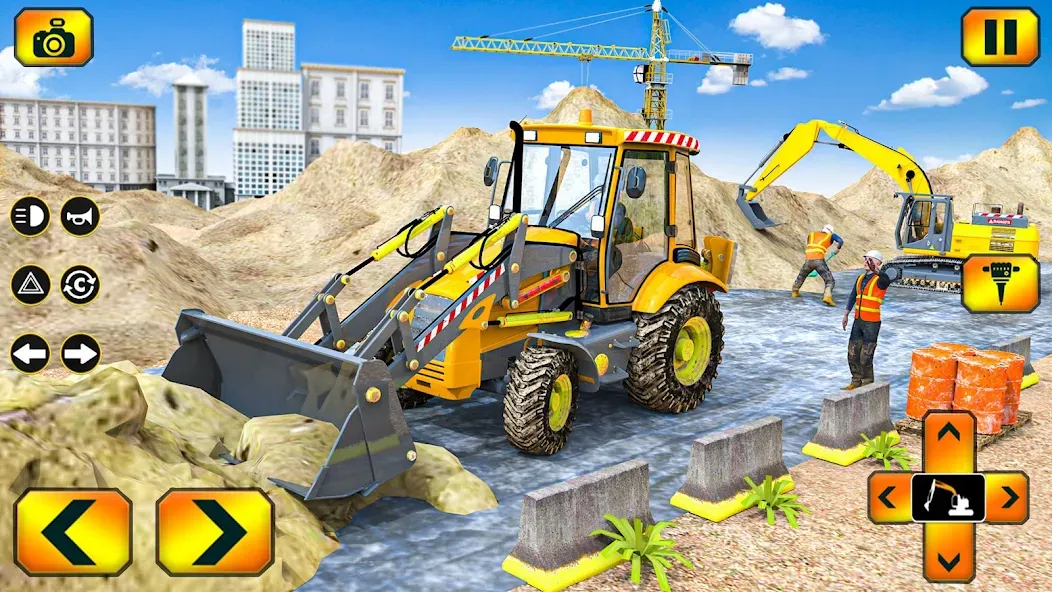 Sand Excavator Simulator Games [МОД: Много монет, Открытые уровни и Мега MOD] Screenshot 4