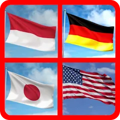 Скачать Tebak Gambar Bendera (Тебак Гамбар бендера Негара) [МОД: Много денег, Монет и Все открыто] | Взлом Tebak Gambar Bendera на Андроид