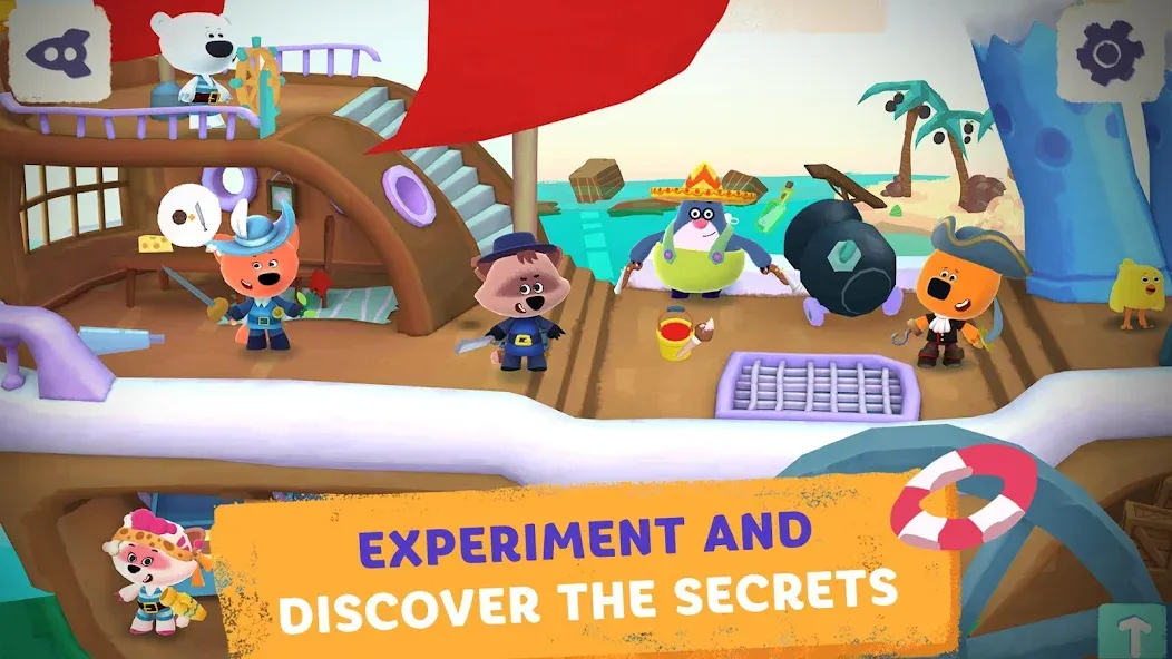 Be-be-bears in space [МОД: Деньги, Монеты и Меню MOD] Screenshot 4