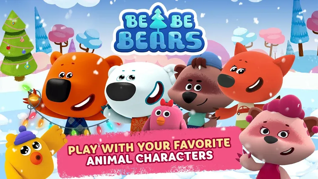 Be-be-bears - Creative world [МОД: Много монет, Открытые уровни и Мега MOD] Screenshot 2