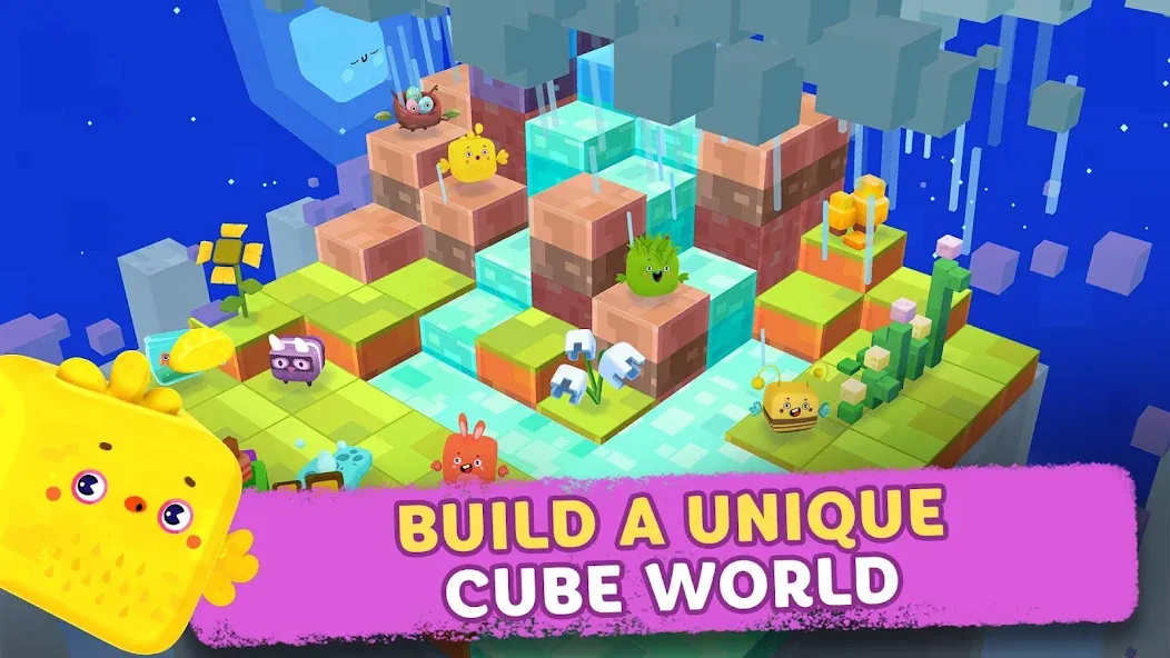Cutie Cubies [МОД: Меню, Бесконечные монеты и Открытые уровни] Screenshot 3