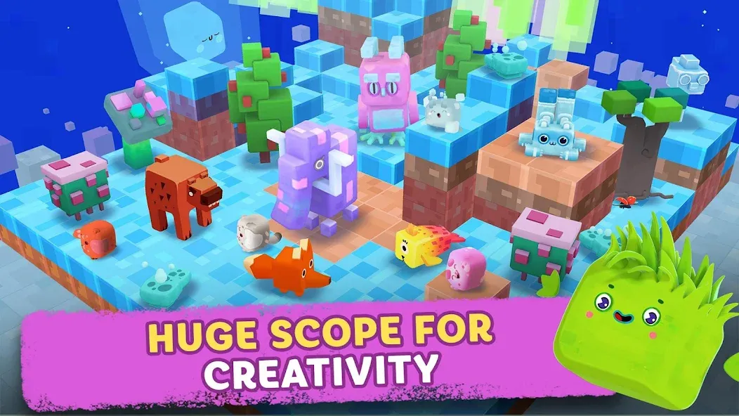 Cutie Cubies [МОД: Меню, Бесконечные монеты и Открытые уровни] Screenshot 5