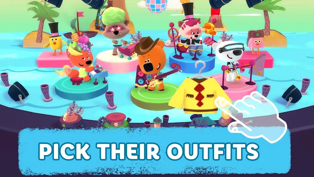 Rhythm and Bears [МОД: Много монет, Открытые уровни и Мега MOD] Screenshot 3