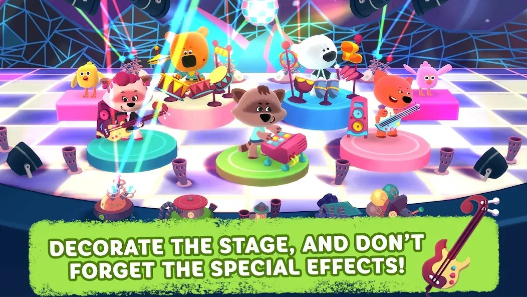 Rhythm and Bears [МОД: Много монет, Открытые уровни и Мега MOD] Screenshot 4