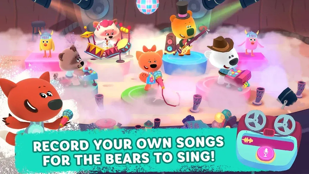 Rhythm and Bears [МОД: Много монет, Открытые уровни и Мега MOD] Screenshot 5