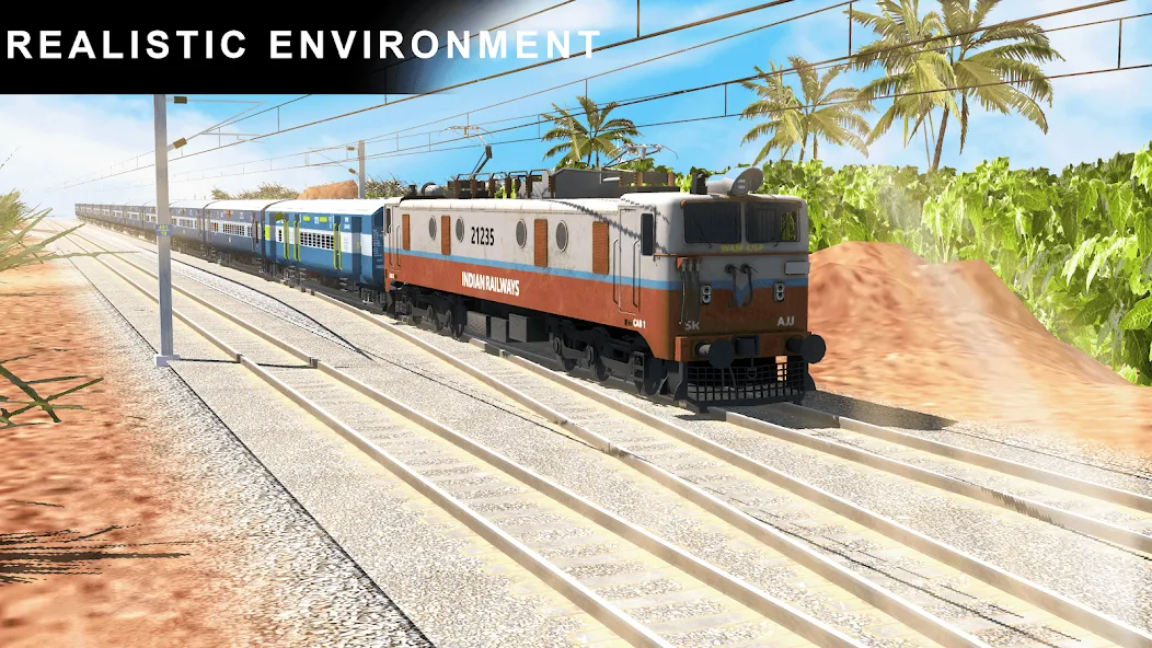 Indian Railway Train Simulator (Индийский Железнодорожный Поезд Симулятор) [МОД: Много денег, Монет и Все открыто] Screenshot 5