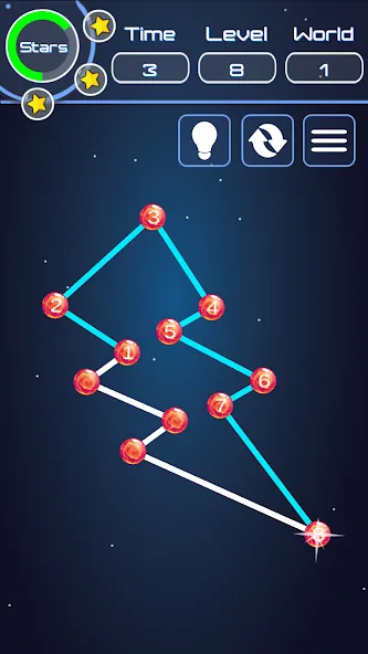 Connect The Dots (Коннект зе Дотс) [МОД: Меню, Бесконечные монеты и Открытые уровни] Screenshot 1