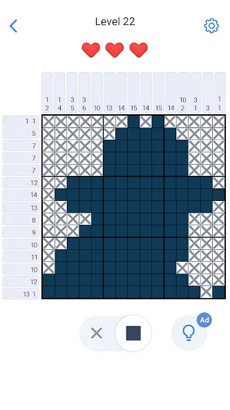 Pixel Art: Logic Nonogram (Пиксельное искусство головоломка) [МОД: Бесконечные деньги, Монеты и Мега MOD] Screenshot 2