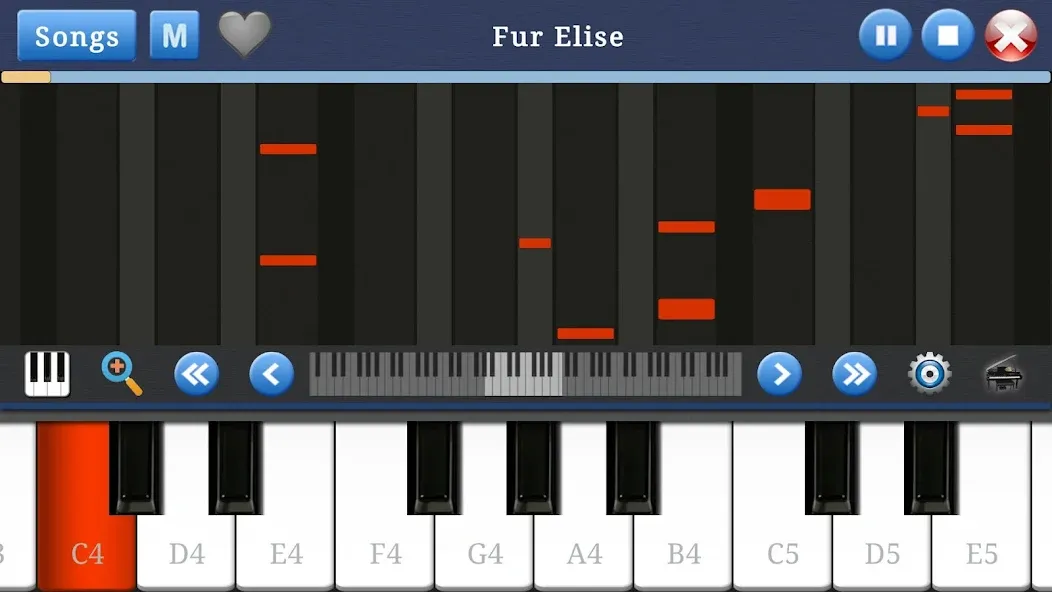 Piano Music & Songs [МОД: Деньги, Монеты и Меню MOD] Screenshot 1