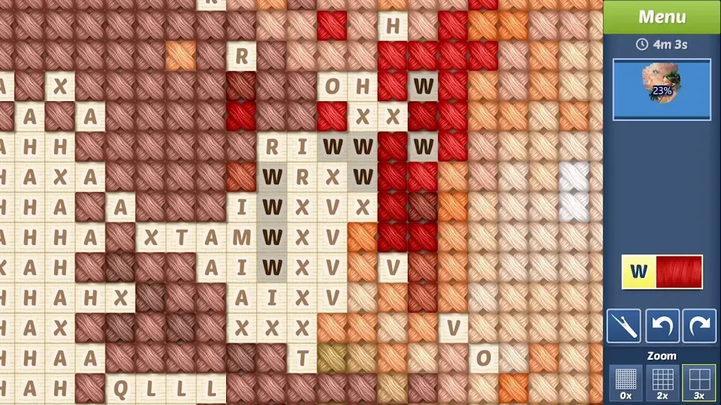 Cross-Stitch World (Кросс) [МОД: Все открыто, Дополнительные деньги и Меню MOD] Screenshot 2