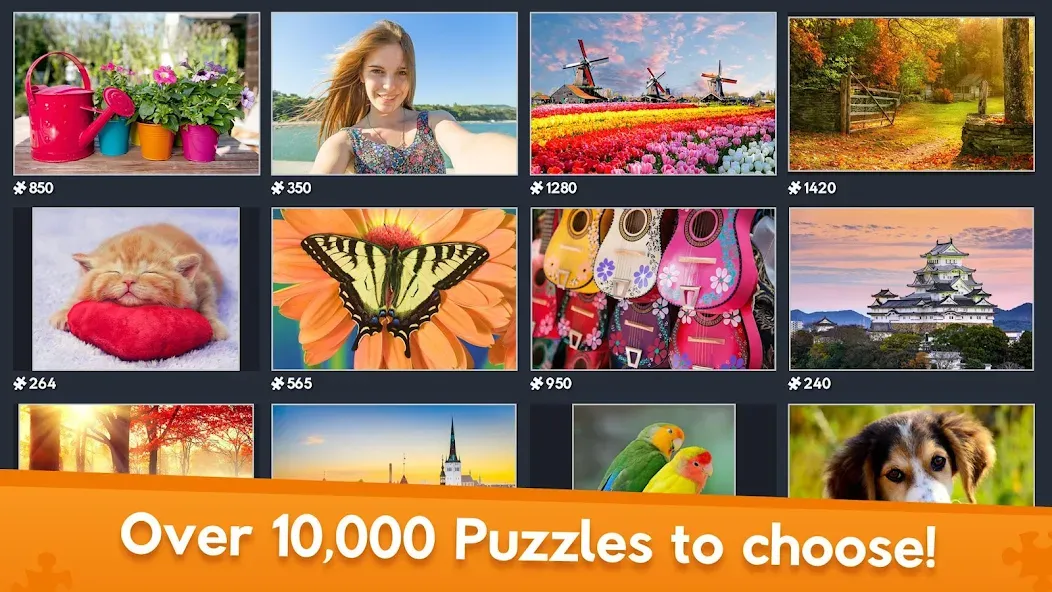 Jigsaw World (Джигсоу Ворлд) [МОД: Меню, Бесконечные монеты и Открытые уровни] Screenshot 2