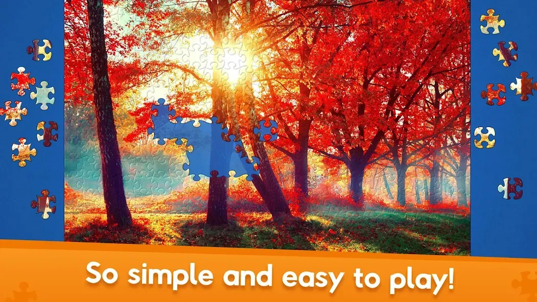 Jigsaw World (Джигсоу Ворлд) [МОД: Меню, Бесконечные монеты и Открытые уровни] Screenshot 3