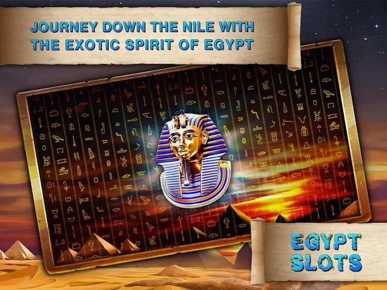 Egypt Slots Casino Machines (Египетские игровые автоматы казино) [МОД: Все открыто, Дополнительные деньги и Меню MOD] Screenshot 2