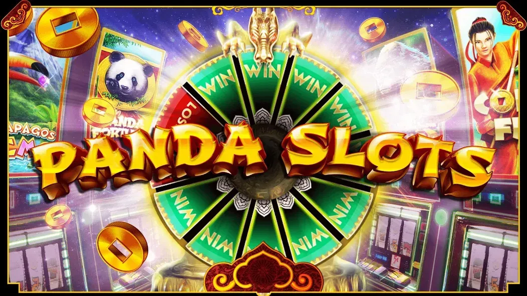 Panda Slots (Панда Слоты) [МОД: Деньги, Монеты и Меню MOD] Screenshot 1