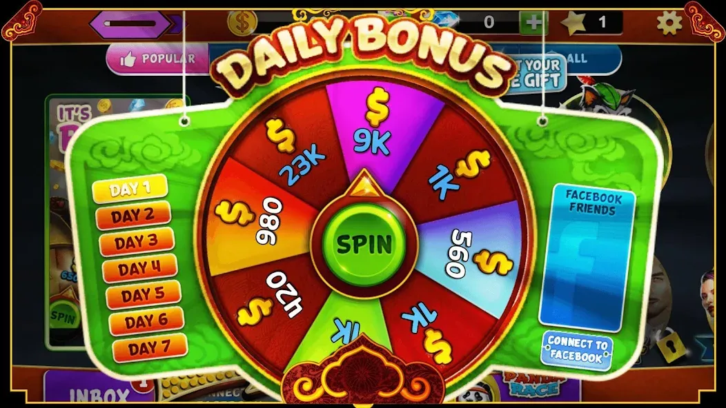 Panda Slots (Панда Слоты) [МОД: Деньги, Монеты и Меню MOD] Screenshot 3