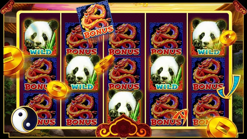 Panda Slots (Панда Слоты) [МОД: Деньги, Монеты и Меню MOD] Screenshot 4