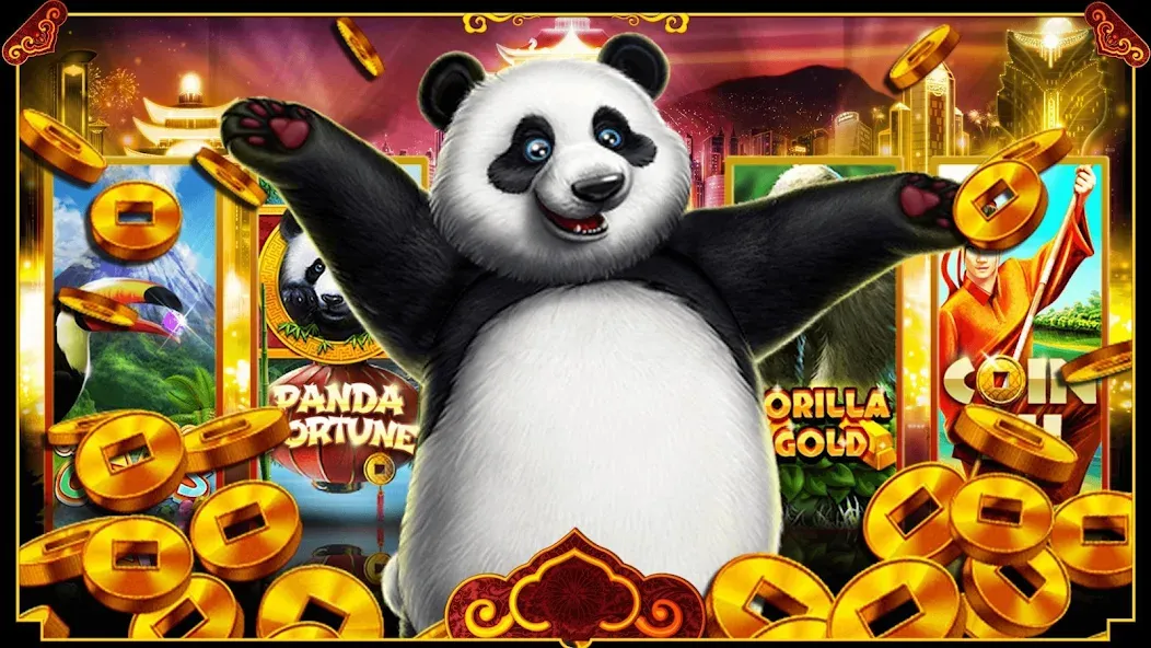 Panda Slots (Панда Слоты) [МОД: Деньги, Монеты и Меню MOD] Screenshot 5