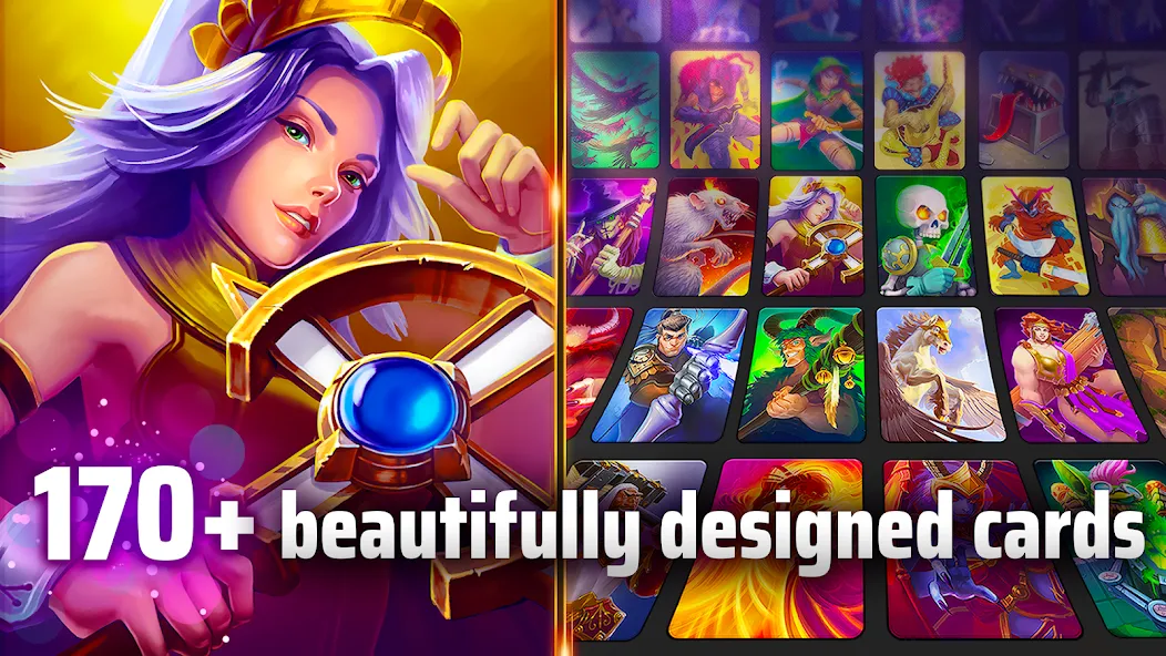 Black Deck - Card Battle CCG (Блэк Дек) [МОД: Много денег, Монет и Все открыто] Screenshot 5