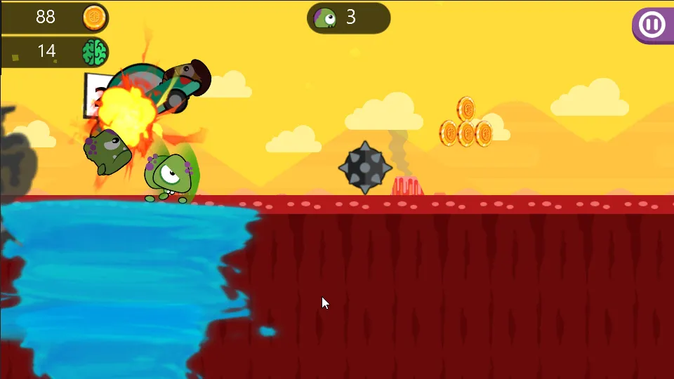 Monster Run: Jump Or Die [МОД: Меню, Бесконечные монеты и Открытые уровни] Screenshot 4