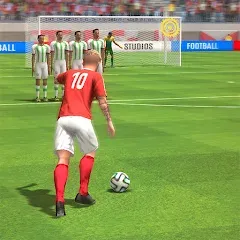 Скачать Strike Football Game FreeKick [МОД: Много монет, Открытые уровни и Мега MOD] | Взлом Strike Football Game FreeKick на Андроид