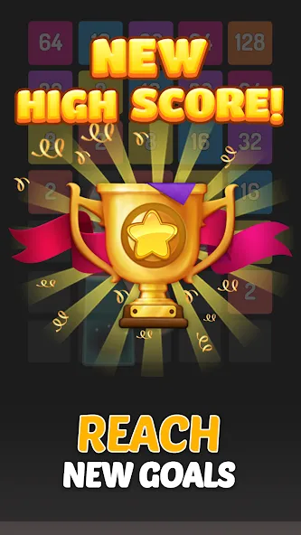 X2 Blocks - 2048 Number Game (Блоки) [МОД: Много денег, Монет и Все открыто] Screenshot 5