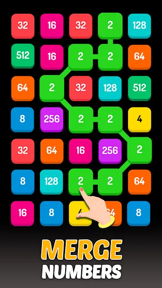 2248 - Numbers Game 2048 (Пазл) [МОД: Много денег, Монет и Все открыто] Screenshot 1