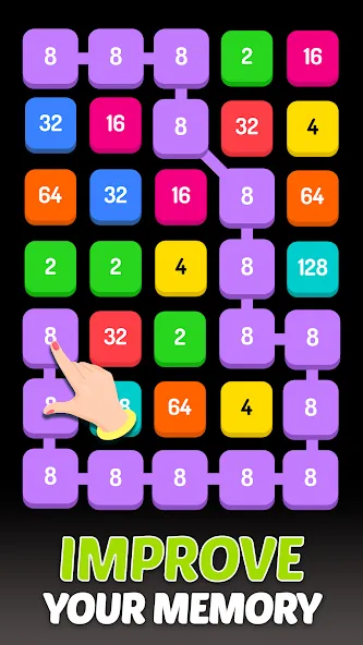 2248 - Numbers Game 2048 (Пазл) [МОД: Много денег, Монет и Все открыто] Screenshot 2