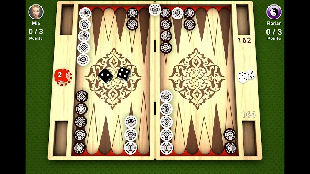 Backgammon -  Board Game [МОД: Меню, Бесконечные монеты и Открытые уровни] Screenshot 4