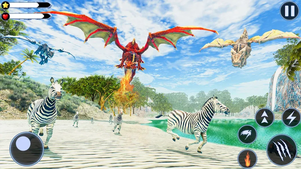 Wild Dragon Craft Family Sim (Легенды Драконов Симулятор Семьи) [МОД: Много денег, Монет и Все открыто] Screenshot 4