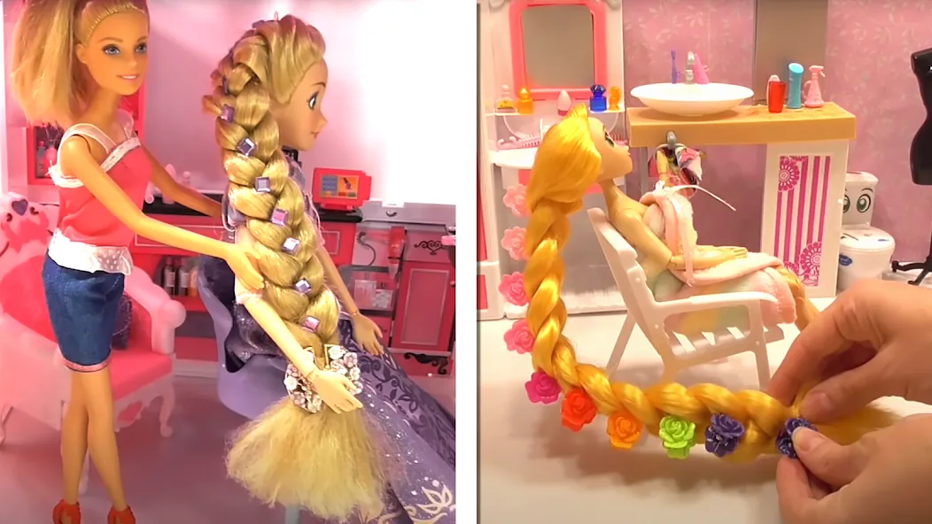 Doll House Design Doll Games (Дизайн кукольного домика игры с куклами) [МОД: Меню, Бесконечные монеты и Открытые уровни] Screenshot 5