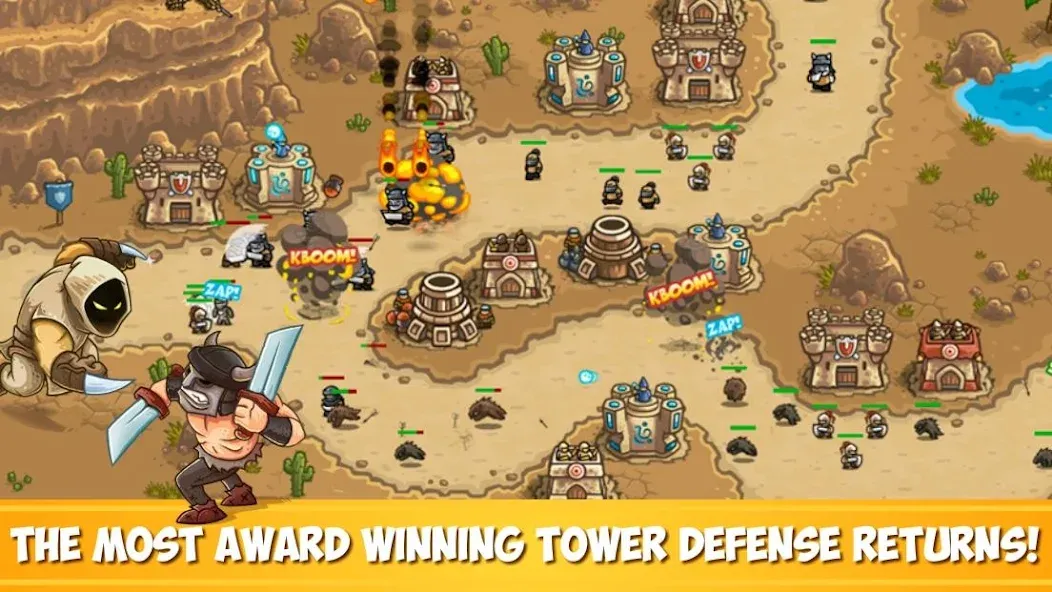 Kingdom Rush Frontiers TD (Кингдом Раш Фронтис ТД) [МОД: Все открыто, Дополнительные деньги и Меню MOD] Screenshot 1