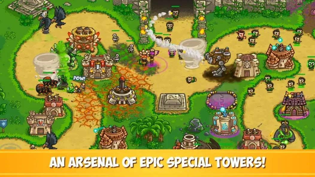 Kingdom Rush Frontiers TD (Кингдом Раш Фронтис ТД) [МОД: Все открыто, Дополнительные деньги и Меню MOD] Screenshot 4