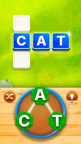 Word Garden : Crosswords (Уорд Гарден) [МОД: Бесконечные деньги, Монеты и Мега MOD] Screenshot 1