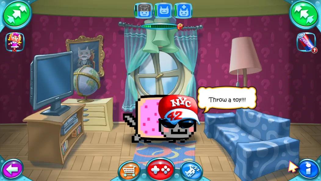 Nyan Cat: Lost In Space (Нян Кэт) [МОД: Бесконечные деньги, Монеты и Мега MOD] Screenshot 2