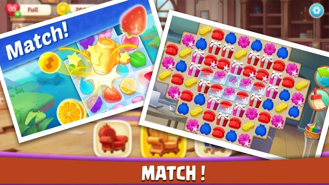 House Design: Redecor Makeover (Хаус Дизайн) [MOD: Все разблокировано] - Скриншот 2