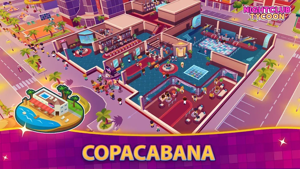 Nightclub Tycoon: Idle Empire [МОД: Все открыто, Дополнительные деньги и Меню MOD] Screenshot 4