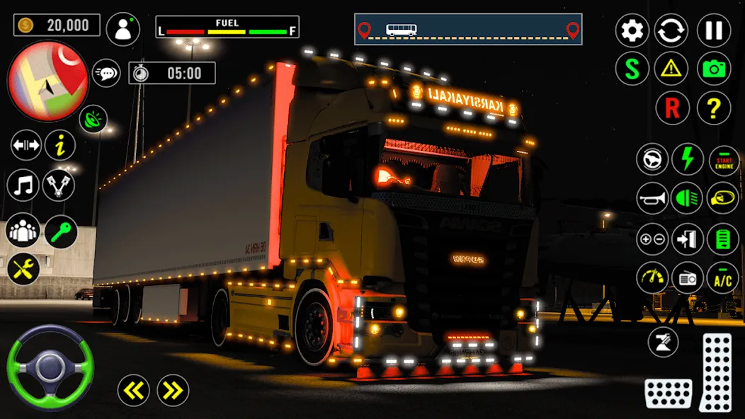 US Truck City Transport Sim 3d [МОД: Бесконечные деньги, Монеты и Мега MOD] Screenshot 5