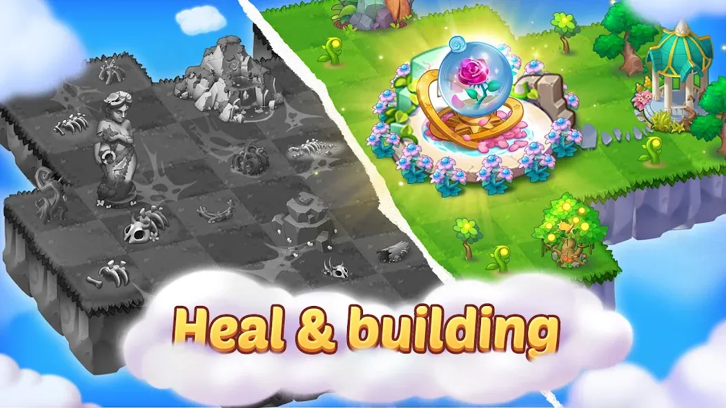 Merge Tales - Merge 3 Puzzles [МОД: Все открыто, Дополнительные деньги и Меню MOD] Screenshot 3