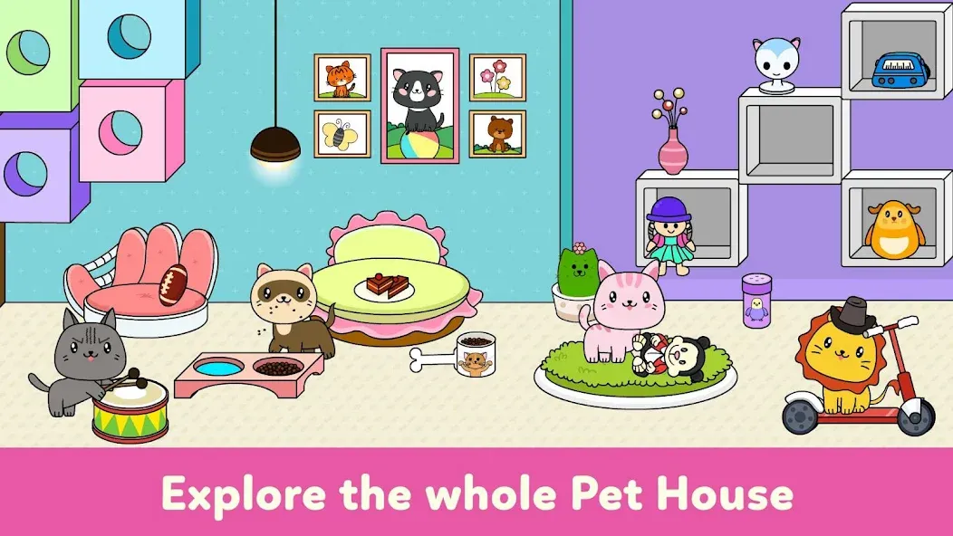 Tizi Town - My Pet Daycare [МОД: Много монет, Открытые уровни и Мега MOD] Screenshot 2