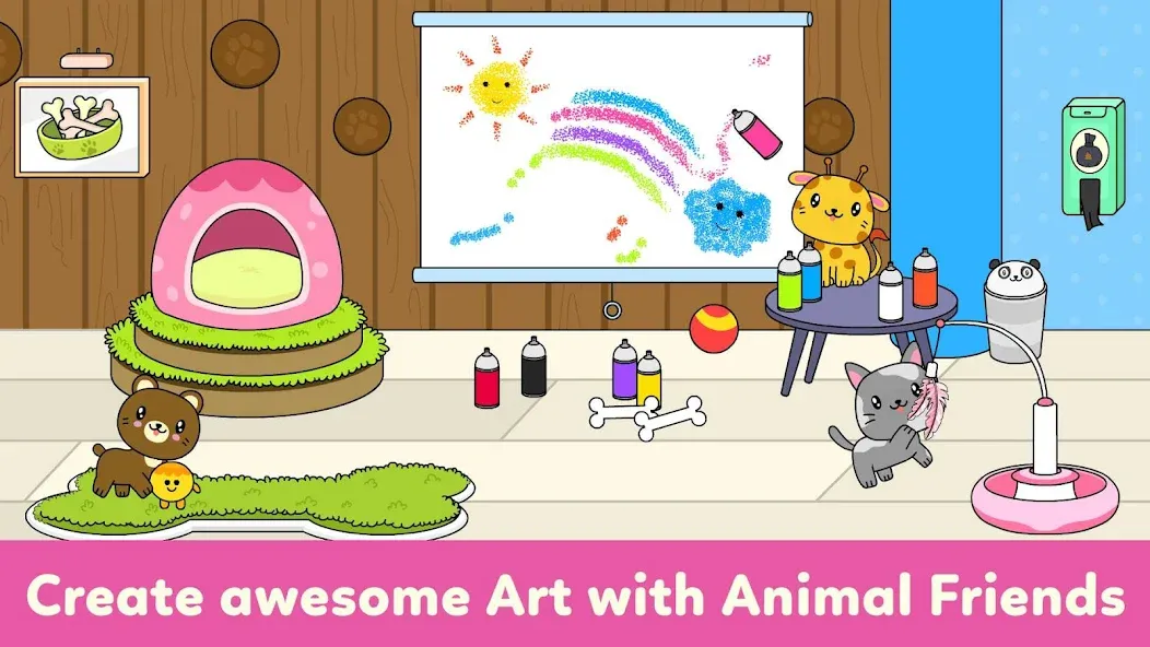 Tizi Town - My Pet Daycare [МОД: Много монет, Открытые уровни и Мега MOD] Screenshot 4