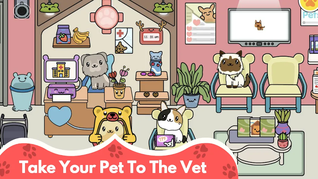 My Cat Town - Cute Kitty Games [МОД: Все открыто, Дополнительные деньги и Меню MOD] Screenshot 5