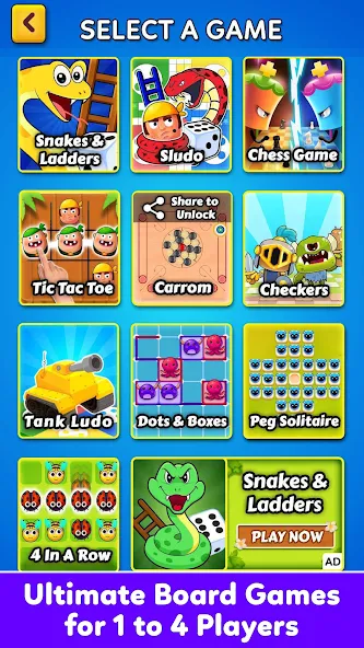 Family Board Games Offline [МОД: Много денег, Монет и Все открыто] Screenshot 1