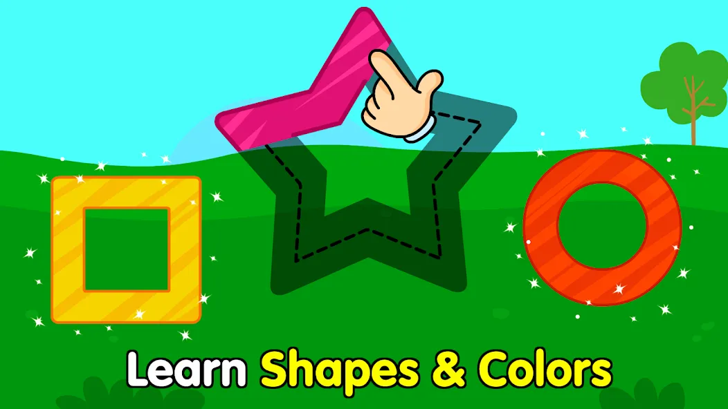 Shapes & Colors Games for Kids [МОД: Много монет, Открытые уровни и Мега MOD] Screenshot 1