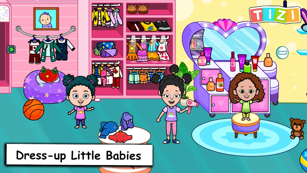 My Tizi Town Daycare Baby Game [MOD: Mega Mod/Меню] - Скриншот 4