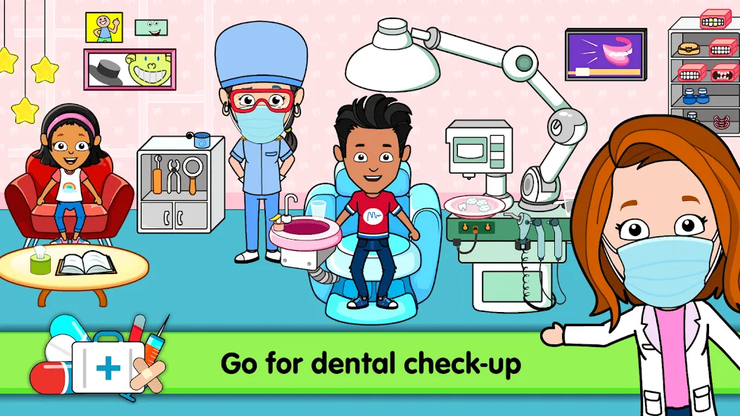 My Hospital Town Doctor Games [МОД: Меню, Бесконечные монеты и Открытые уровни] Screenshot 3
