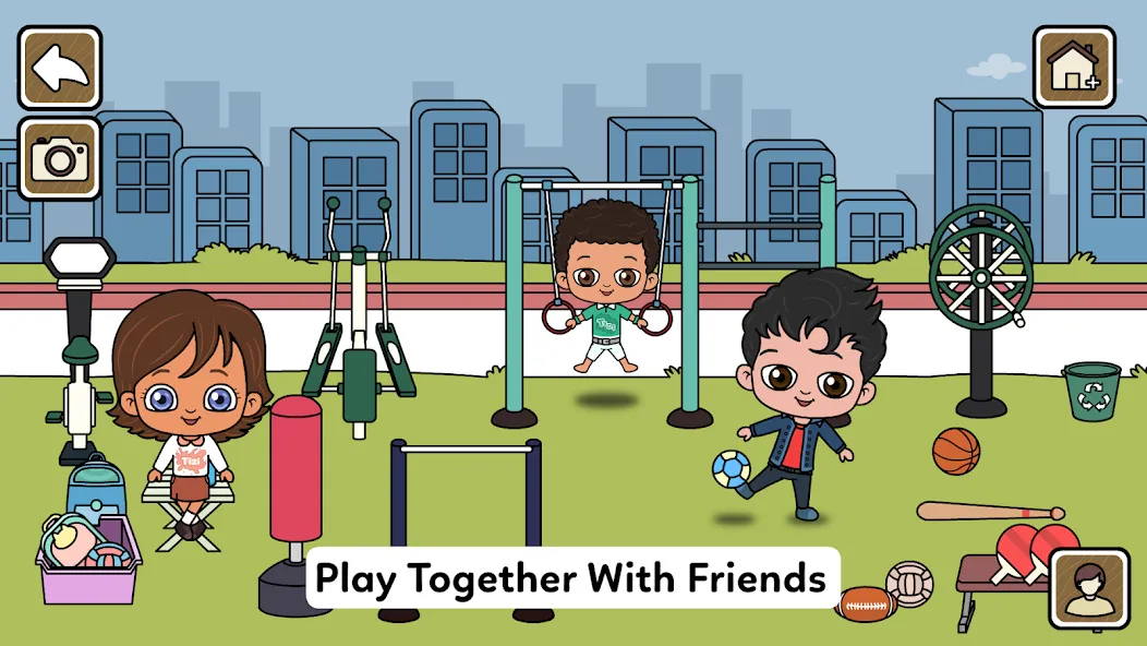 My Tizi City - Town Life Games [МОД: Много монет, Открытые уровни и Мега MOD] Screenshot 3
